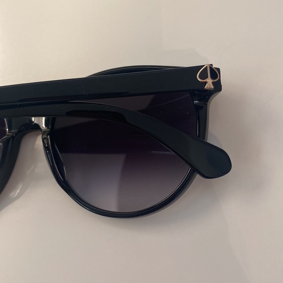 Kate Spade New York Black Hello Sunshine Sunglasses with Case and Cleaning Cloth - Picture 5 of 13